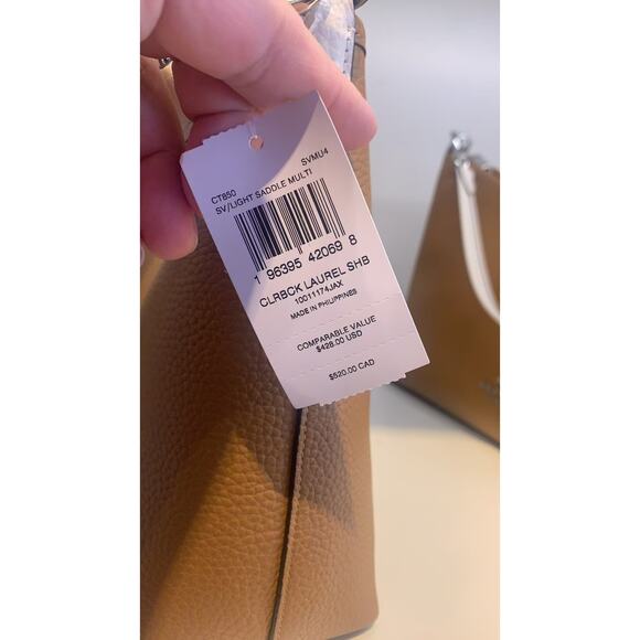 Coach CT850 Laurel Shoulder Bag In Colorblock - Picture 13 of 13